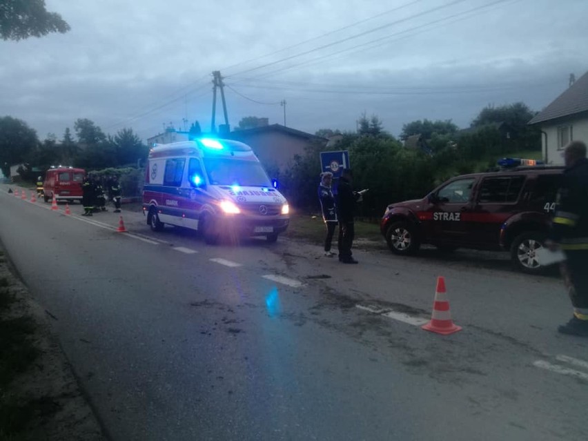 Wypadek w Rębiechowie 2.09.2018
