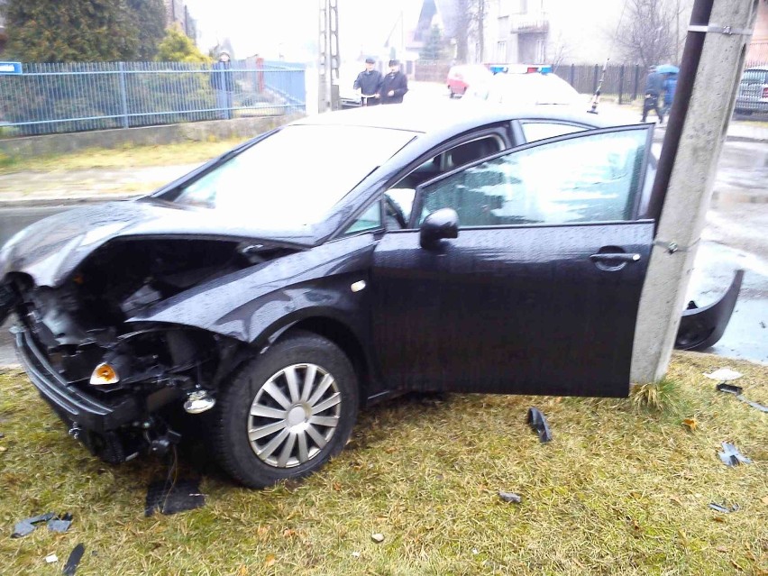 Wypadek na ulicy Strumień w Zawierciu: Jedna osoba została...