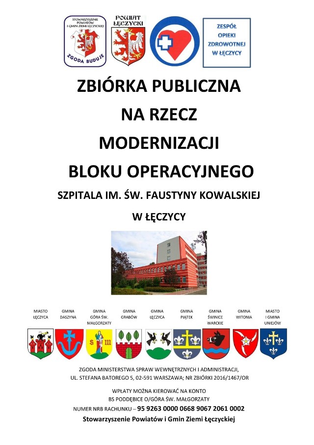 Rusza zbiórka na nowy blok operacyjny w ZOZ w Łęczycy