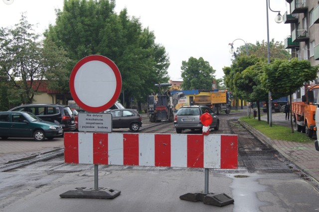 Utrudnienia w centrum Radomska. Praca idzie pełną parą