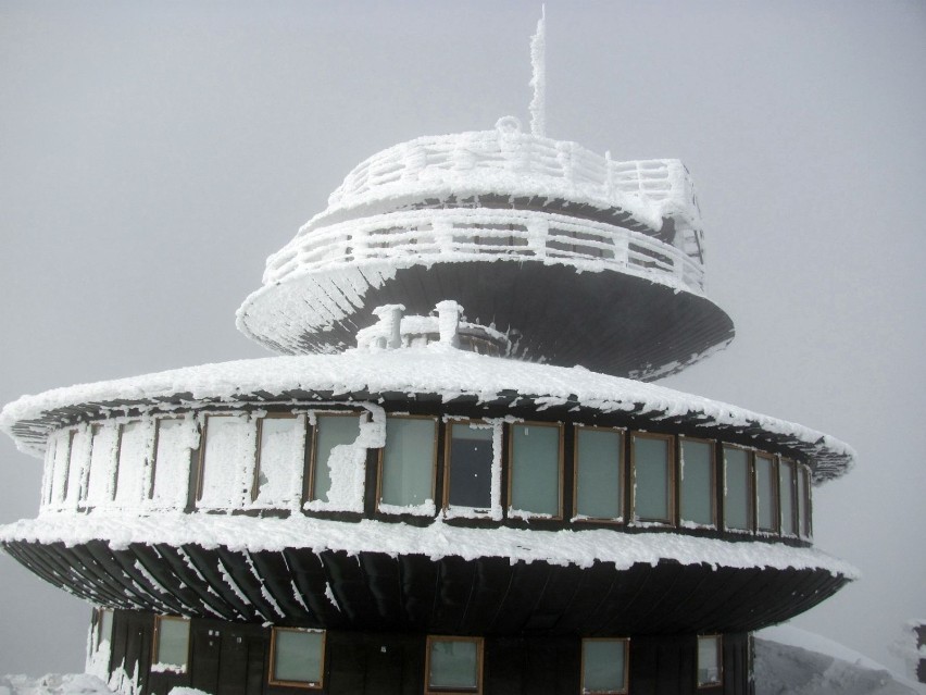 Śnieżka -Obserwatorium meteorologiczne. Fot.J.E.Lampert