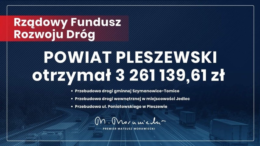 Powiat pleszewski z dofinansowaniem! Są pieniądze na remont ulicy Poniatowskiego w Pleszewie