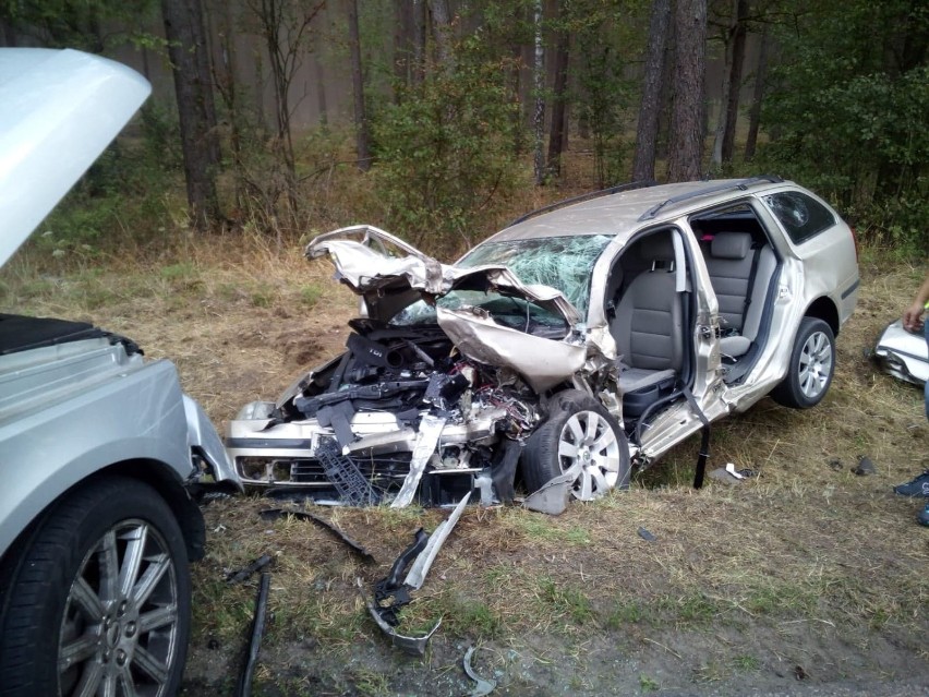 Wypadek na drodze Trzcianka - Kuźnica Czarnkowska