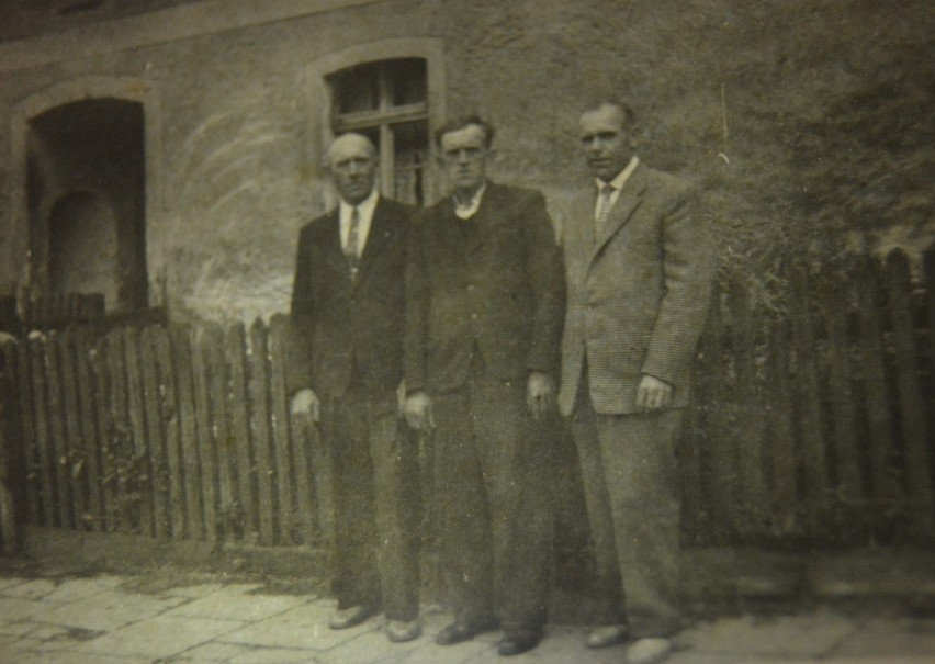 Od lewej: Paweł, Jan Kleinert  i Franciszek Kaczmarkowie