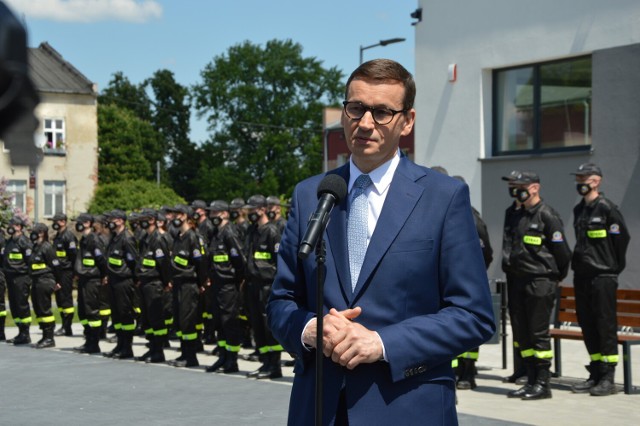 Premier Mateusz Morawiecki w Tomaszowie Maz.