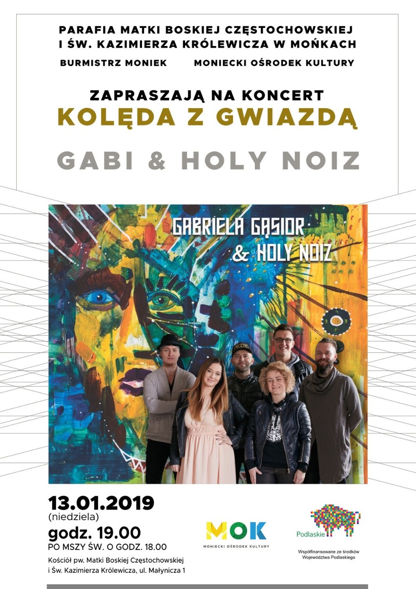 Koncert pt. Kolęda z Gwiazdą, na którym wystąpi zespół GABI...