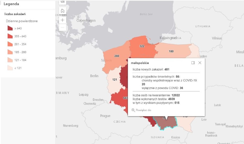 Koronawirus. Wzrost liczby zakażeń SARS-CoV-2 w Tarnowie oraz powiatach: tarnowskim, dąbrowskim, brzeskim i bocheńskim [AKTUALIZACJA 6.05]