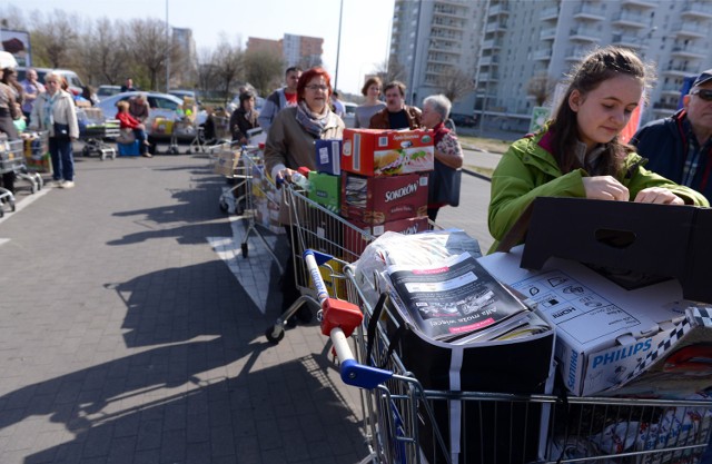 Na Przymorzu po drzewka było wielu chętnych