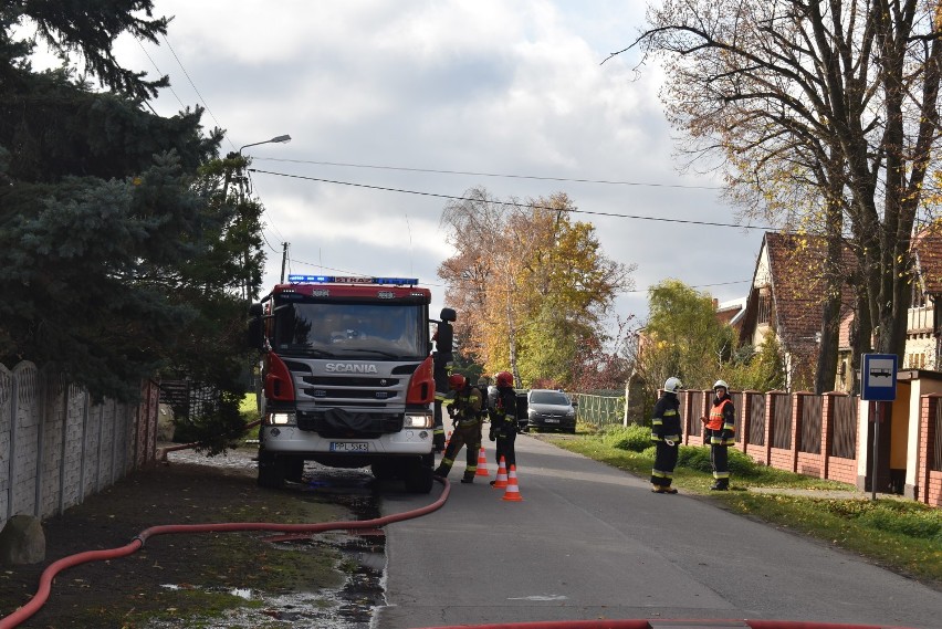 W Broniszewicach doszło do pożaru budynku