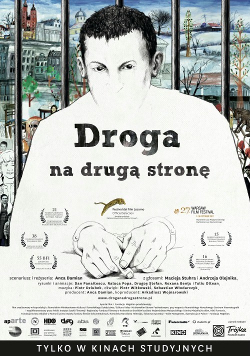 Oficjalny plakat filmu "Droga na drugą stronę"