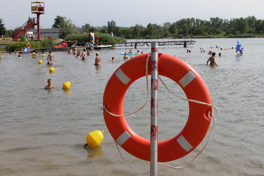 Na Bagrach można pływać tylko w wyznaczonym miejscu