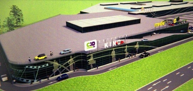 Nowe kino i parking na dachu galerii