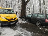 Kierowca z Mysłowic uderzył w drzewo. Miał ponad 1,5 promila alkoholu we krwi