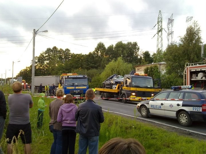 drugi z uczestników wypadku  na krajowej 8 ul.Lipowa...