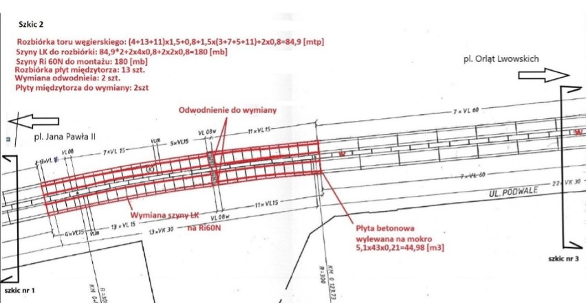 Wrocław. Będzie wielki remont na Podwalu. Torowisko do wymiany. Czekają nas objazdy