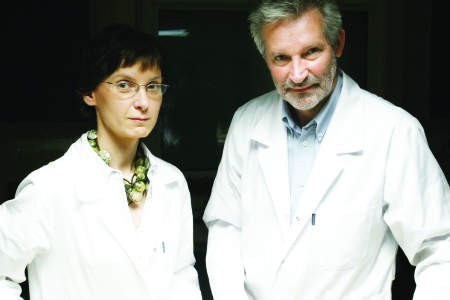 Profesor R. Pawłowski po prawej. Fot. A. Warżawa