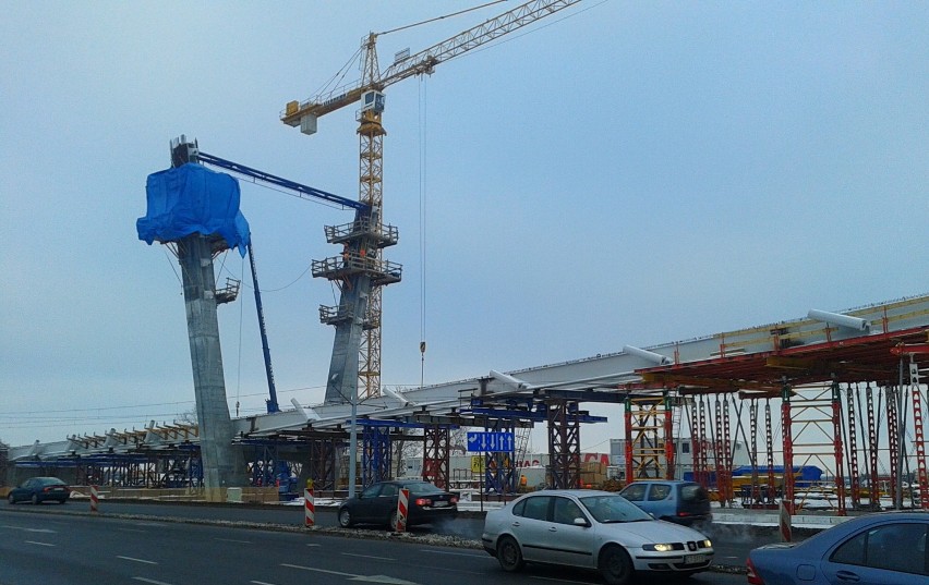 Styczeń 2013.r Nowe fotki z budowy wiaduktu