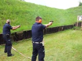 Policjanci z Wejherowa doskonalili na strzelnicy swoje umiejętności posługiwania się bronią służbową