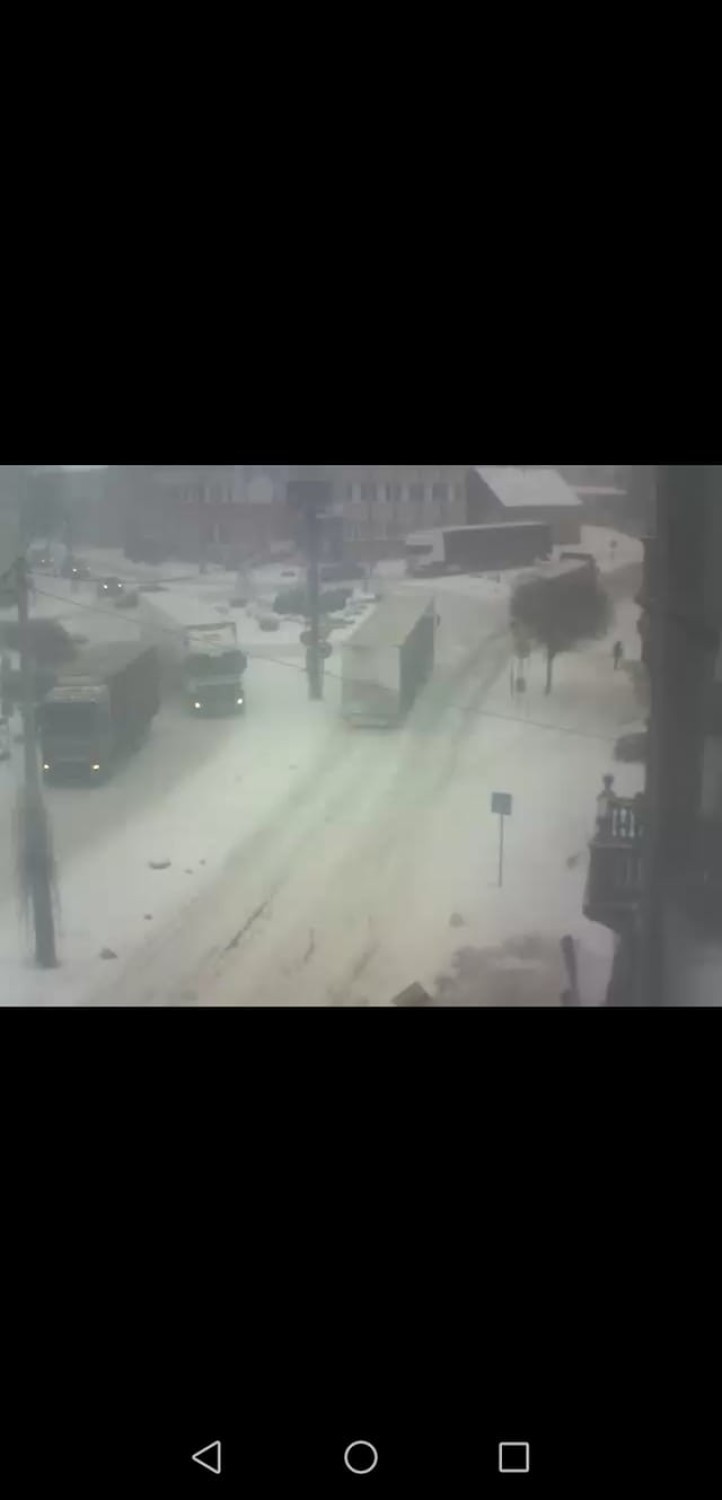 Śnieżyca w Rypinie. Wypadki na drogach powiatu rypińskiego z powodu trudnej pogody [zobacz zdjęcia]