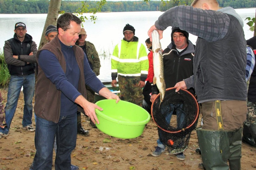 Zawody wędkarskie na jeziorze Gorzyńskim (8.10.2016)