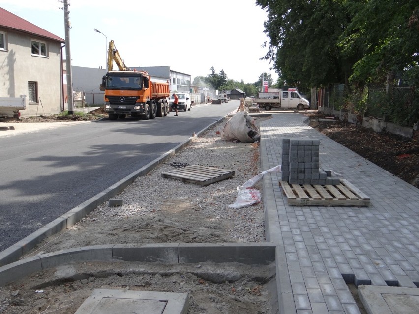 Trwa remont ulicy Kraszewskiego w Radomsku. Jak postępują...