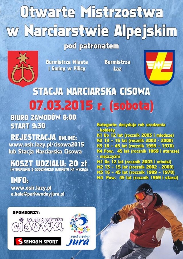 Mistrzostwa w narciarstwie alpejskim w Cisowej.