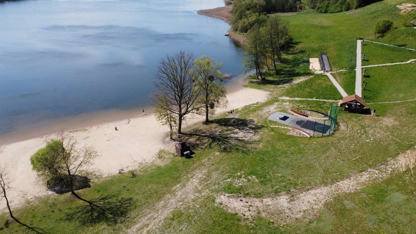 Plaża w Potrzanowie pod Skokami przed sezonem 2021. Jak wygląda?