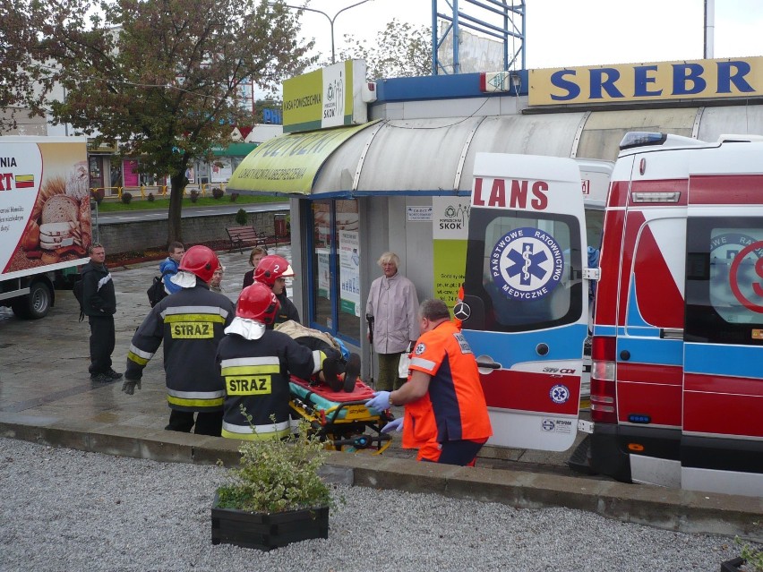 Wypadek na pl. Zamenhofa w Wałbrzychu