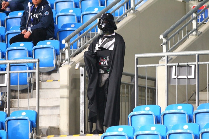 Darth Vader na meczu Lecha Poznań