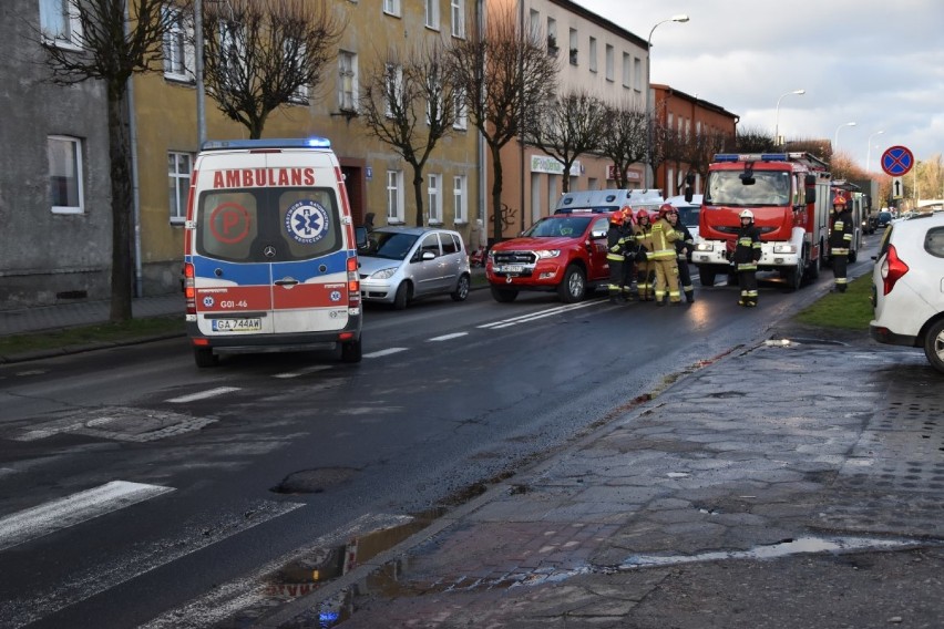 Potrącenie pieszego na ul. Św. Jana w Wejherowie