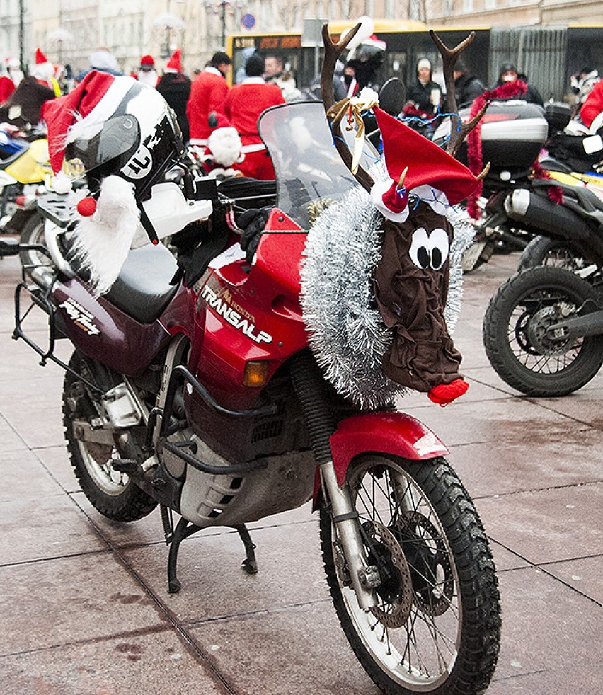 Parada Mikołajów na motocyklach - Motomikołajki 2012