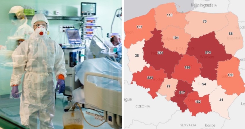 2 344 nowych przypadków koronawirusa w Polsce, 317 w woj....