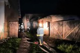 Nocny pożar stolarni w Tomicach niedaleko Poznania [ZDJĘCIA]