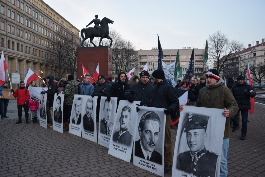 Marsz Pamięci Żołnierzy Wyklętych w Katowicach