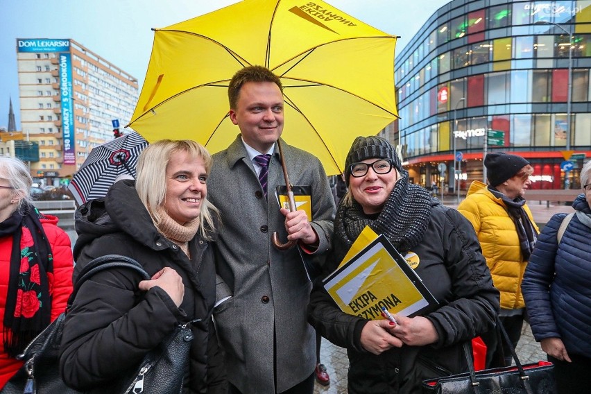 Szymon Hołownia odwiedził Szczecin - 19.02.2020 r.