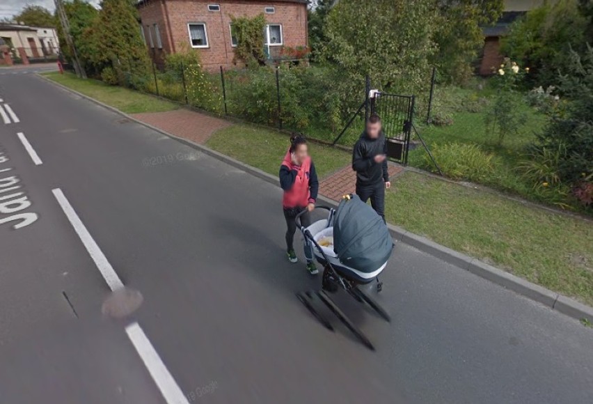 Mieszkańcy Zelowa na zdjęciach Google Street View