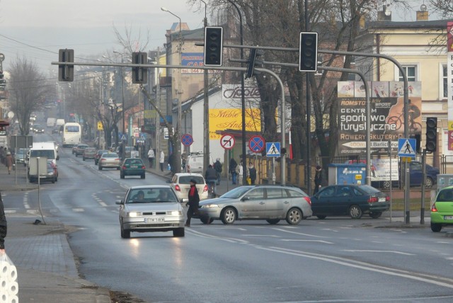 Światła koło Kauflandu nie działają od sylwestra