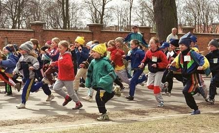 W biegach towarzyszących wystartowało 1500 dzieciaków. Fot. Tomasz Rogalski