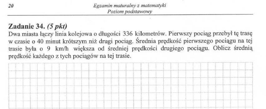 MATEMATYKA - ARKUSZ - MATURA 2013