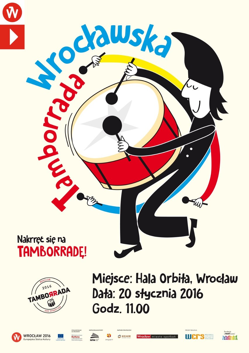 Wrocławska Tamborrada 2016 - plakat