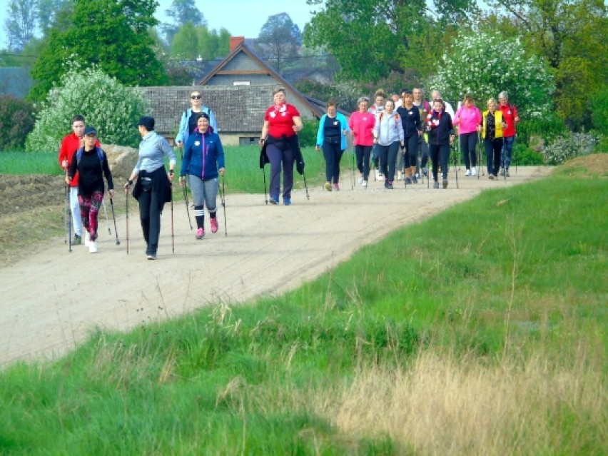 Kiszewski Marsz Flagi "Nordic Walking w Barwach Narodowych" [ZDJĘCIA]