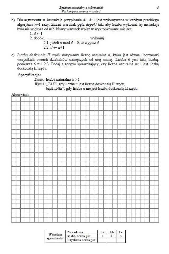 Matura 2014: Informatyka [ODPOWIEDZI, ARKUSZ] - podstawa