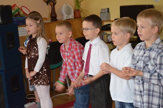 Przedszkolaki z Przedszkola Niepublicznego Poziomka w Głogowie