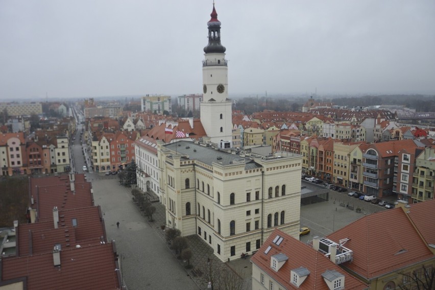 Tak wygląda miasto z wieży kościoła