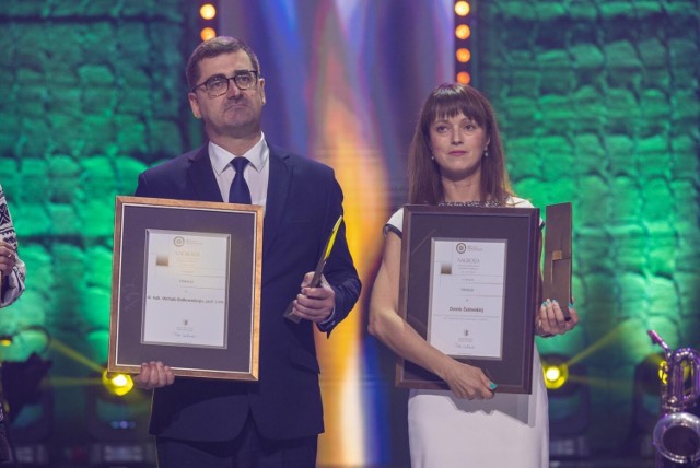 Nagrodę marszałka województwa kujawsko-pomorskiego w kategorii edukacja otrzymała Dorota Żulewska, dyrektor ZSCKZ w Grubnie
