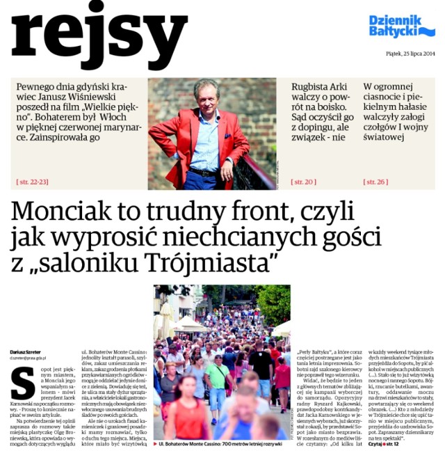 Magazyn "Rejsy" z dn. 25.07.2014