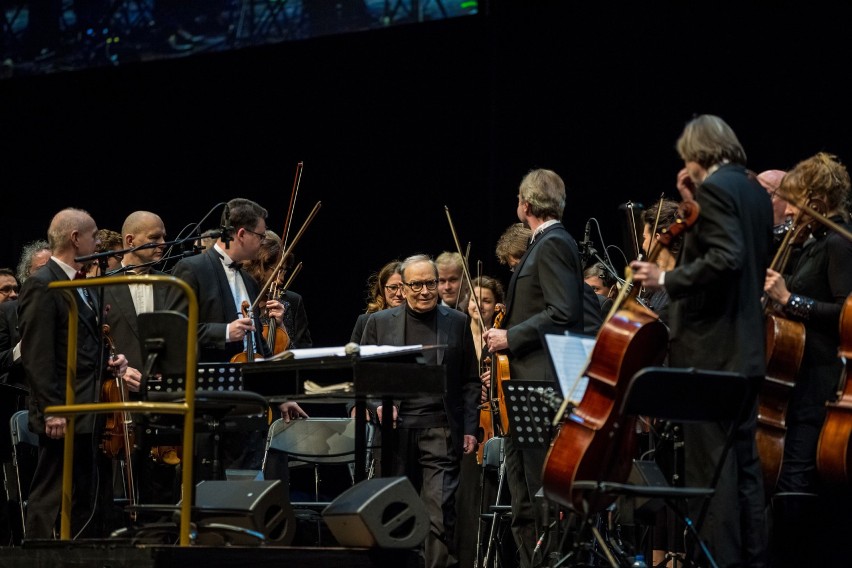 Ennio Morricone wystąpił w Tauron Arenie Kraków [ZDJĘCIA]