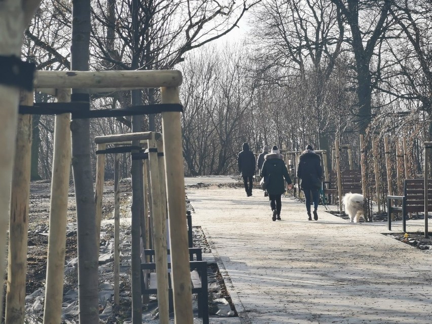 Prace w Parku Glazja w Toruniu powoli dobiegają końca....