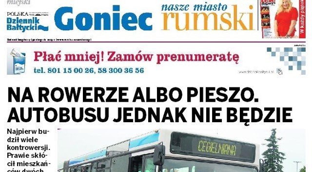 Informacje Rumia: Goniec Rumski