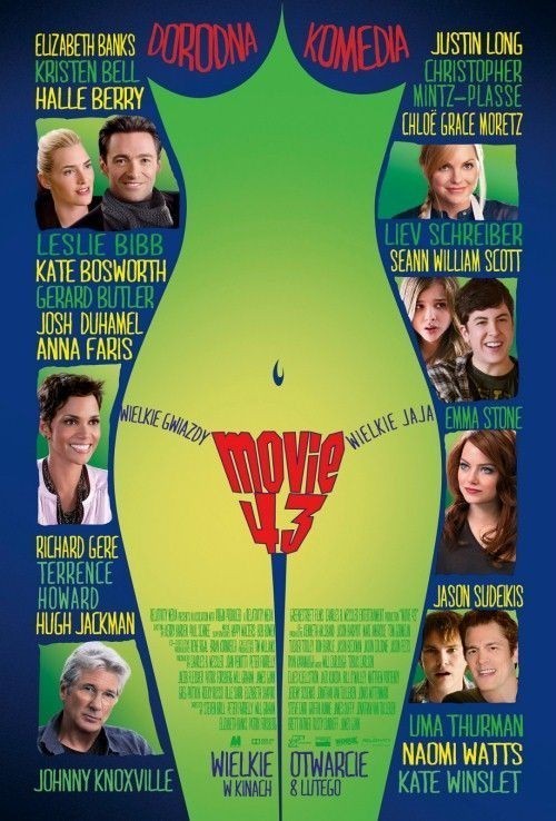 W Movie 43 wielkie gwiazdy Hollywood Kate Winslet, Hugh...
